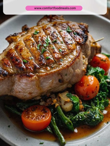 Grilled Stuffed Pork Chops Recipe