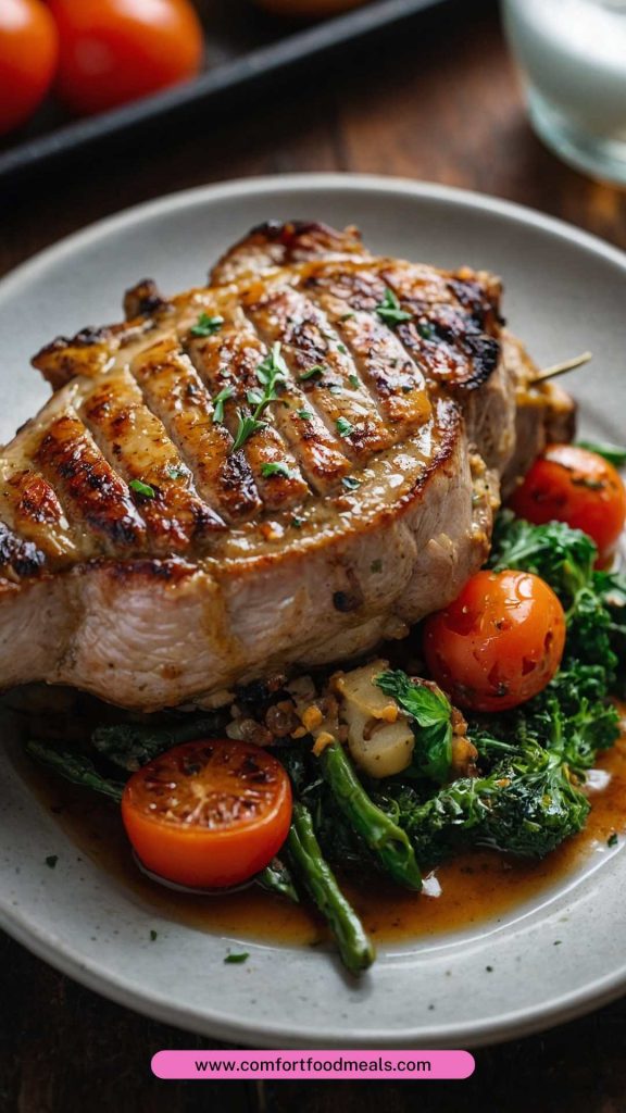 How to make Grilled Stuffed Pork Chops Recipe