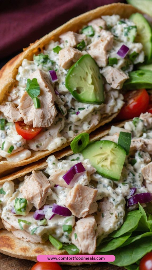 Chicken Salad Pitas Recipe