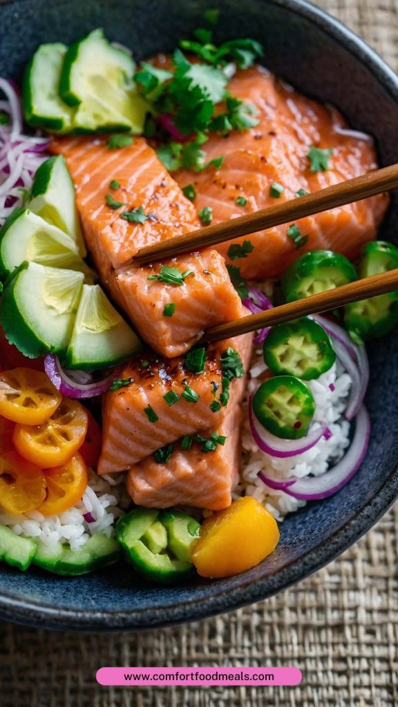 Salmon Poke Bowls Recipe