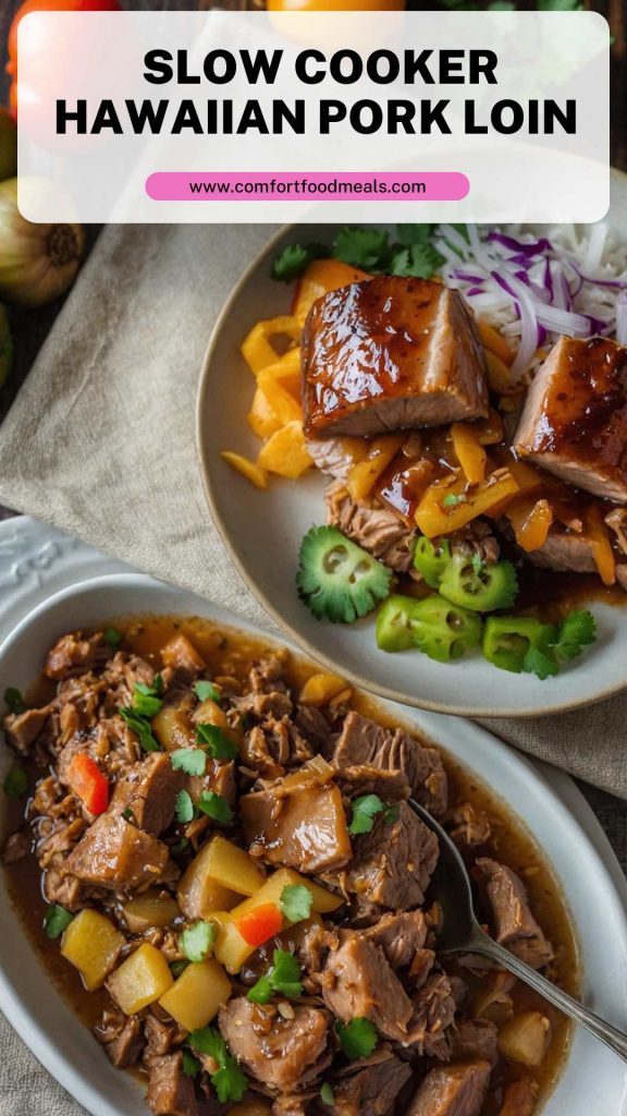 Slow Cooker Hawaiian Pork Loin 