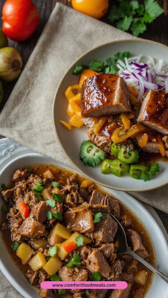 How to make Slow Cooker Hawaiian Pork Loin 