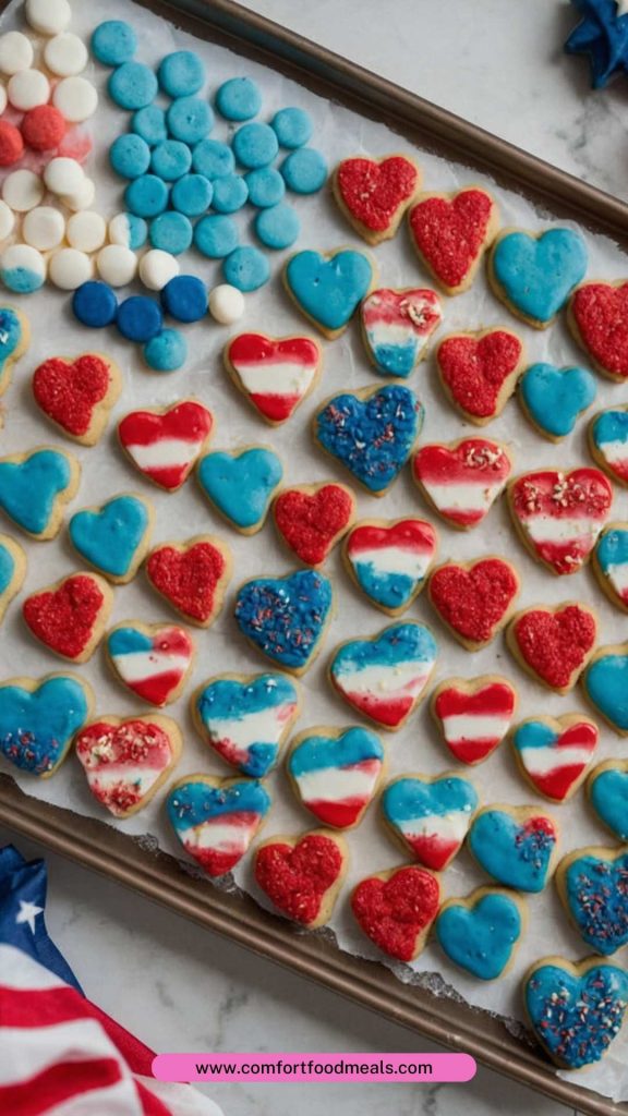 American Flag Sugar Cookie Cake Recipe