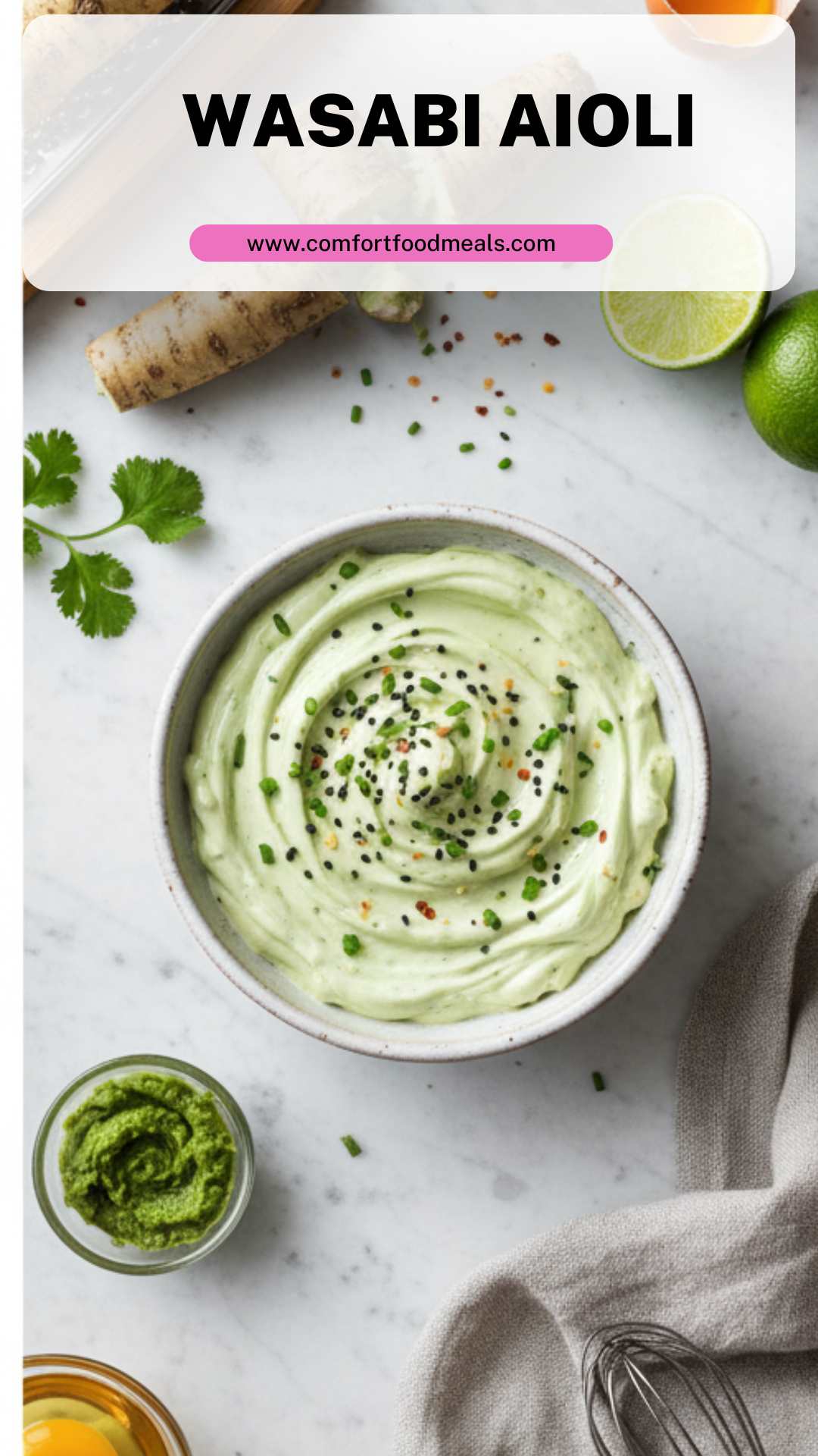 Wasabi Aioli – Comfort Food Meals