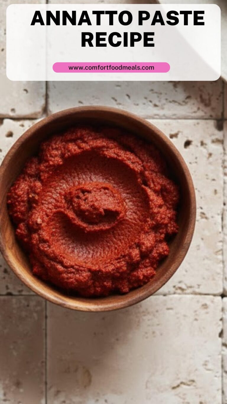 Annatto Paste Recipe- Comfort Food Meals