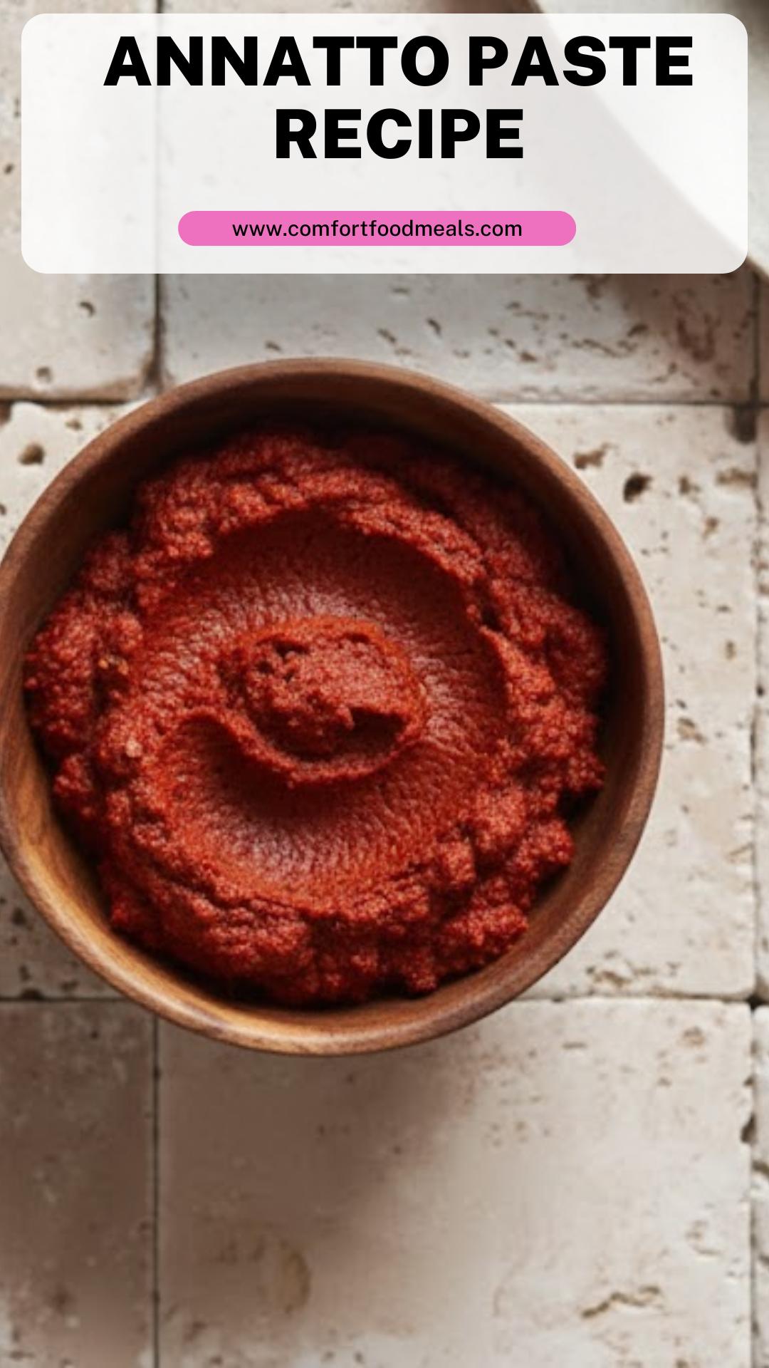 Annatto Paste Recipe