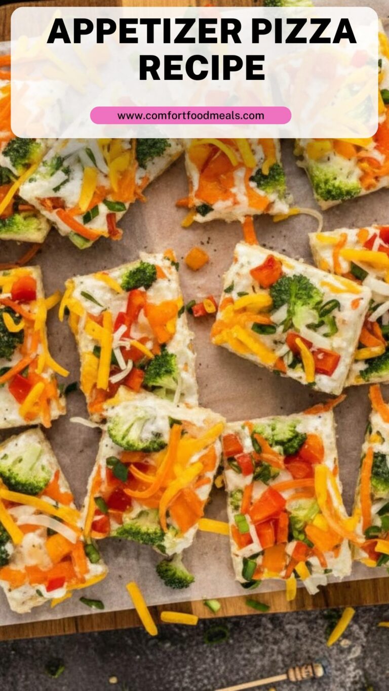 Appetizer Pizza Recipe – Comfort Food Meals