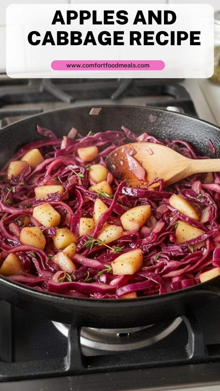 Apples and Cabbage Recipe – Comfort Food Meals