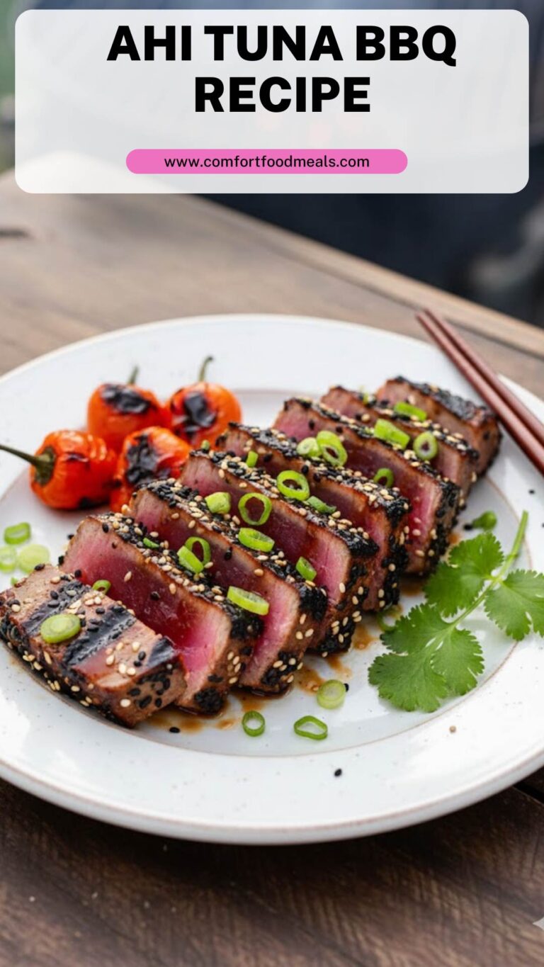 Ahi Tuna Bbq Recipe – Comfort Food Meals