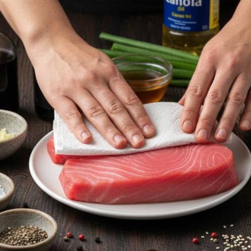 Step 1: Prep the Tuna