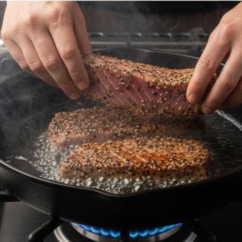 Step 4: Sear the Tuna