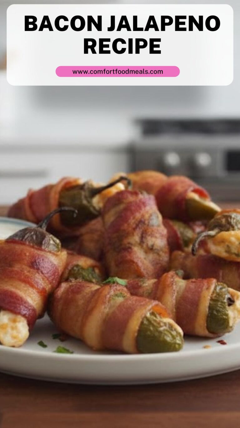 Bacon Jalapeno Recipe – Comfort Food Meals