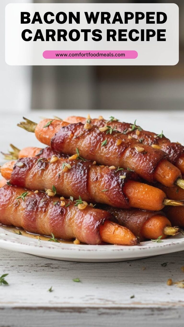 Bacon Wrapped Carrots Recipe – Comfort Food Meals