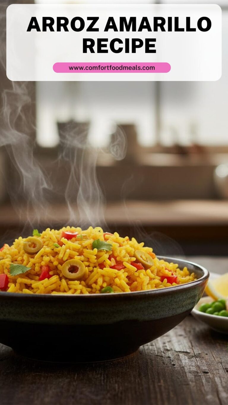 Arroz Amarillo Recipe – Comfort Food Meals