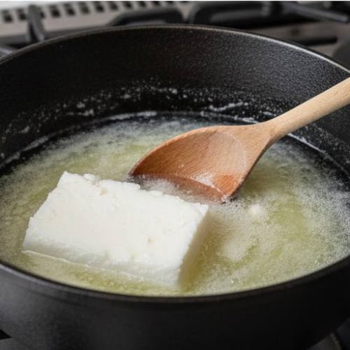 Step 2: Melt the Lard Step 2: Melt the Lard