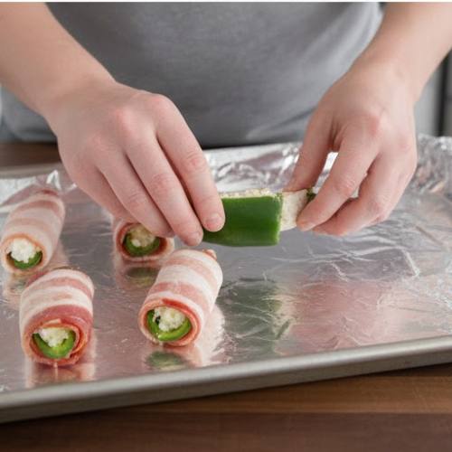 Step 4: Wrap with Bacon Step 4: Wrap with Bacon