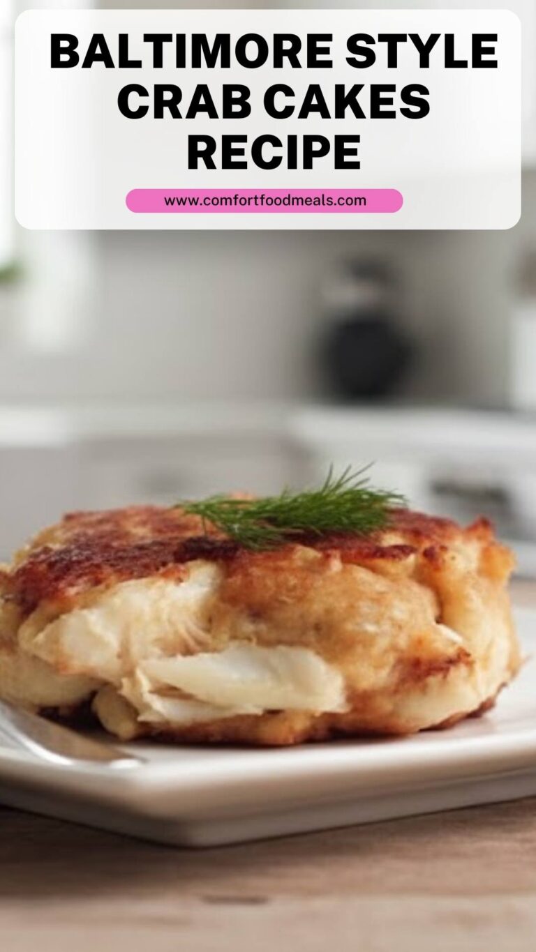 Baltimore Style Crab Cakes Recipe – Comfort Food Meals