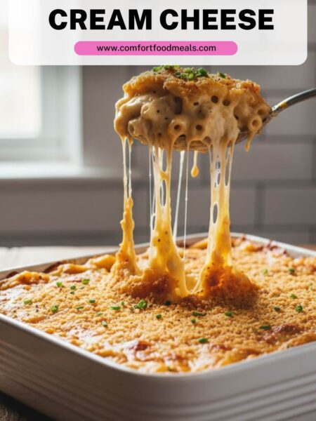 Baked Mac and Cheese with Cream Cheese