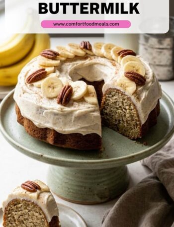 Banana Cake Recipe with Buttermilk