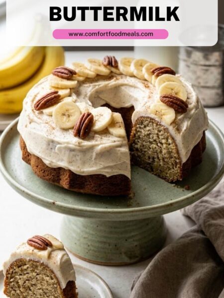 Banana Cake Recipe with Buttermilk