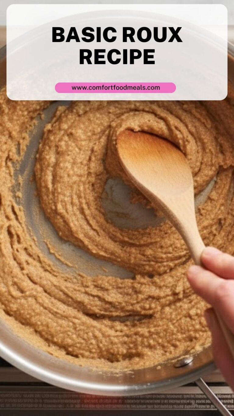 Basic Roux Recipe – Comfort Food Meals