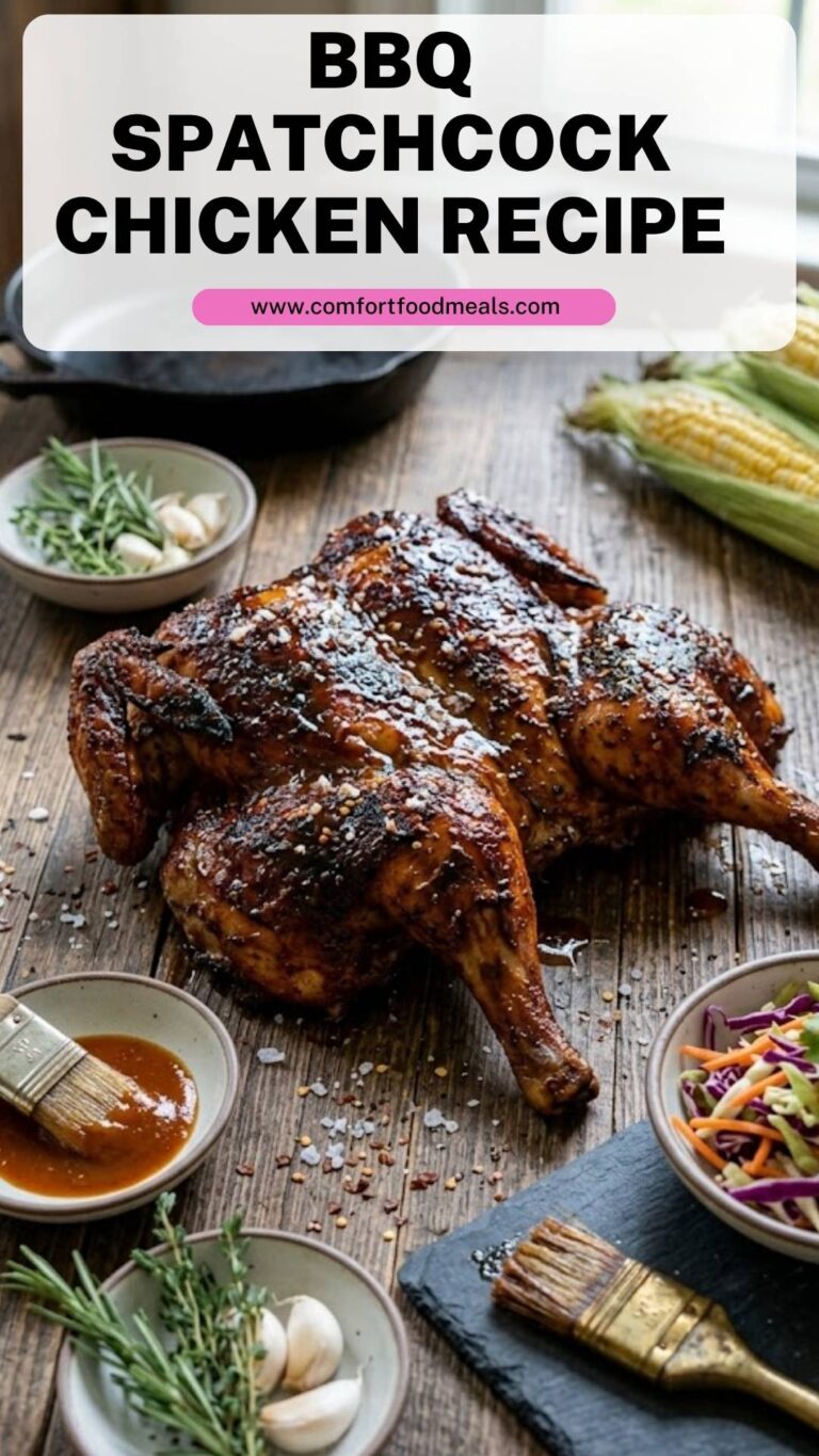 BBQ Spatchcock Chicken Recipe – Comfort Food Meals