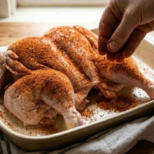 Step 4: Apply the Dry Rub