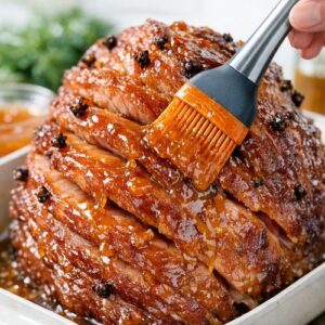 Apricot Glazed Ham Recipe Easy step 3