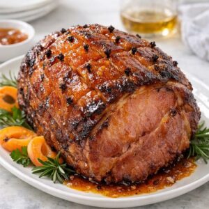 Apricot Glazed Ham Recipe Easy step 6