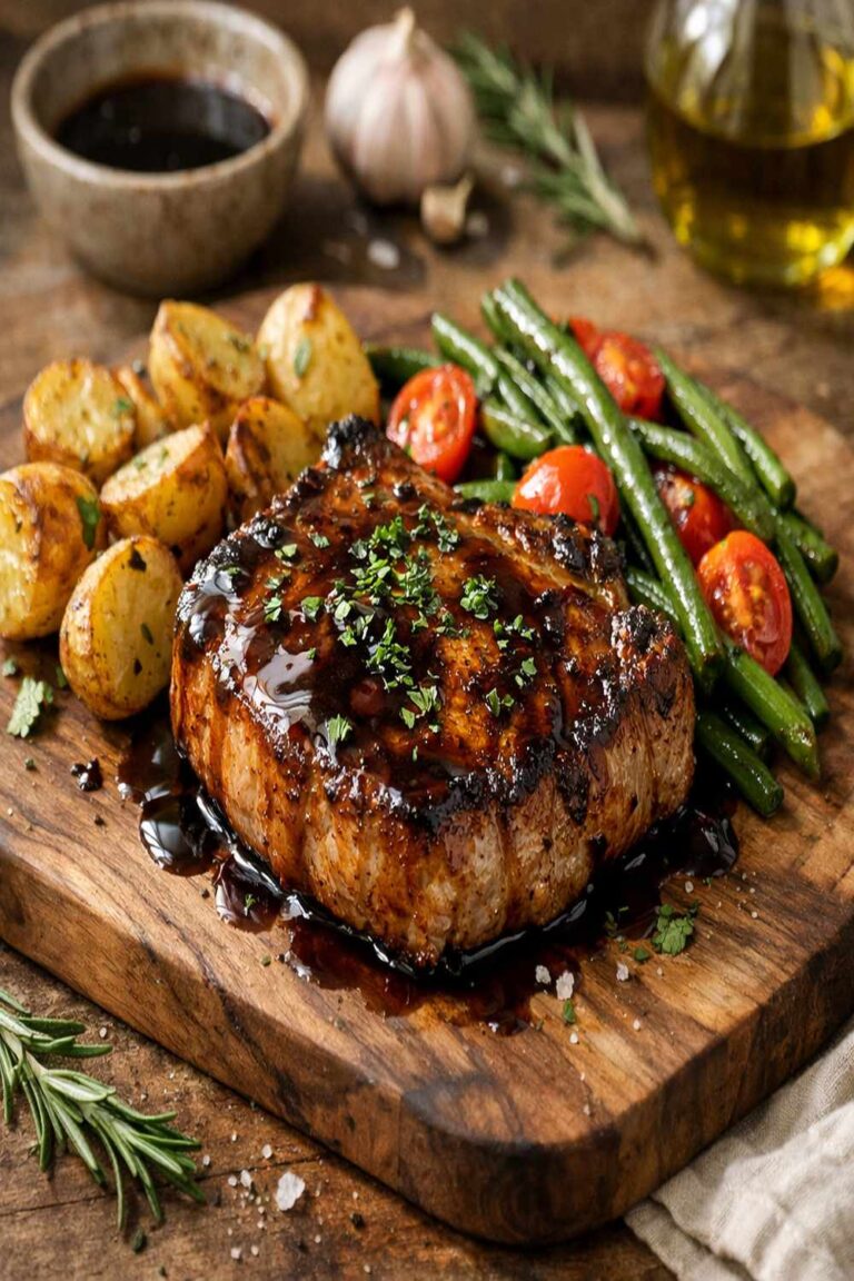 Balsamic Pork Chop Recipe