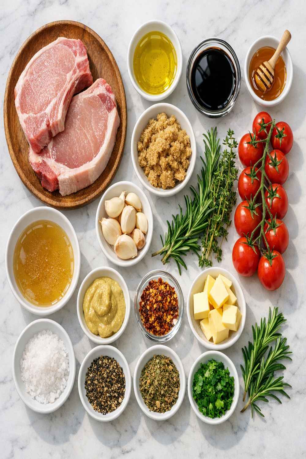 Balsamic Pork Chop Recipe ingredients