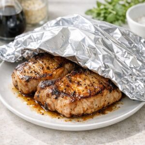 Balsamic Pork Chop Recipe Stovetop step 3