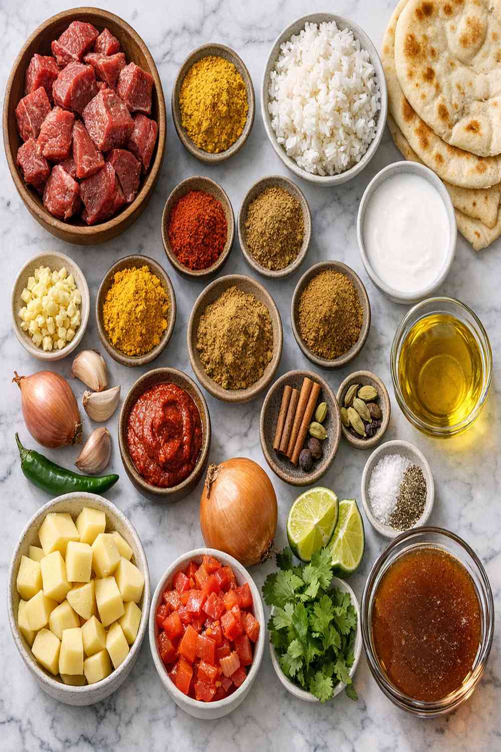 Beef Curry Recipe ingredients