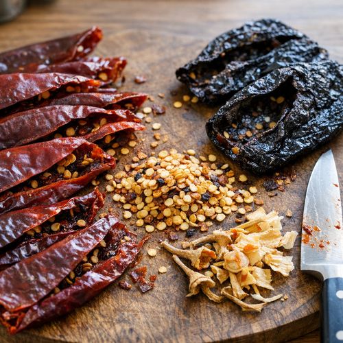 Step 4: Prepare the Chiles for the Sauce