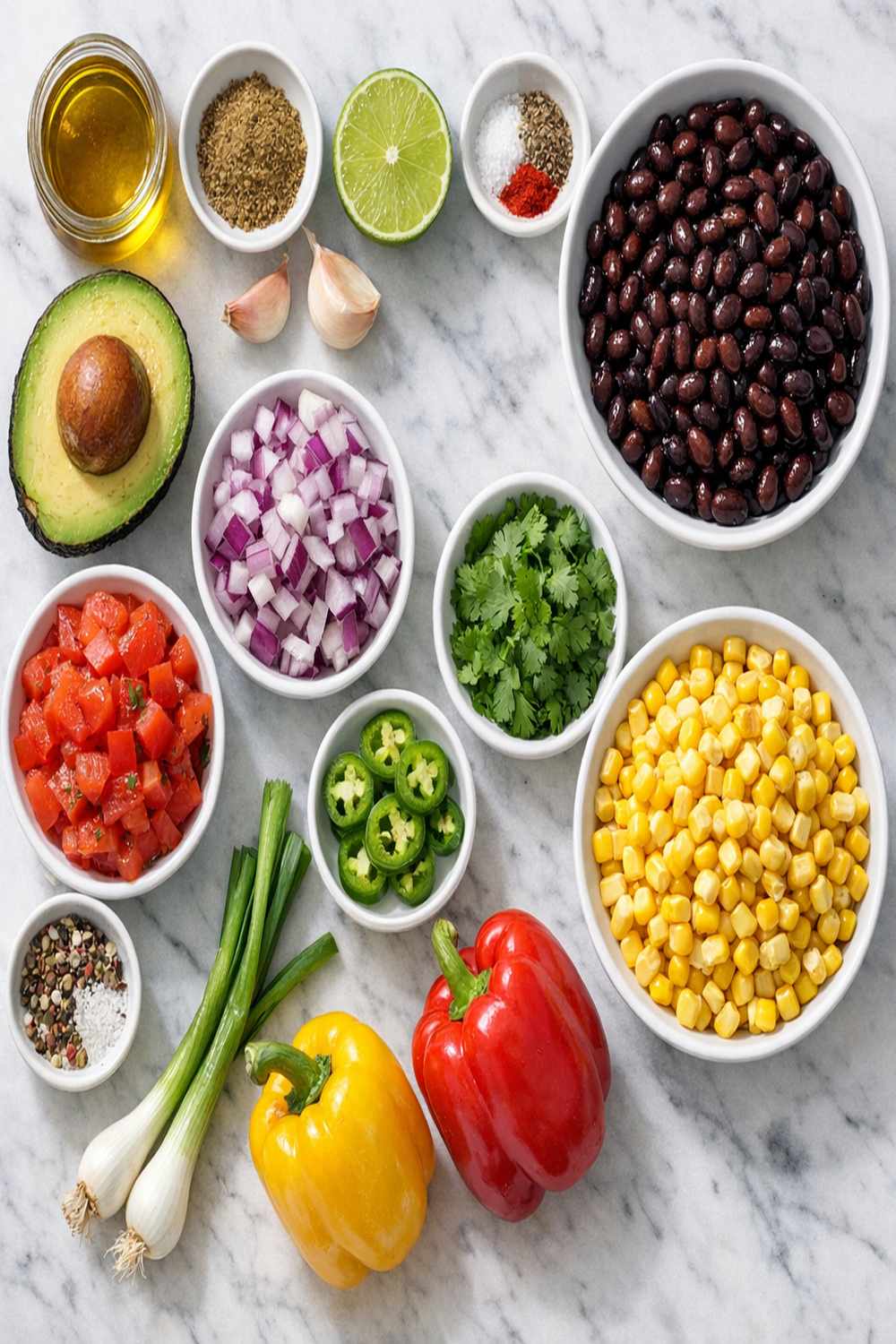 Black Bean And Corn Recipe ingredients