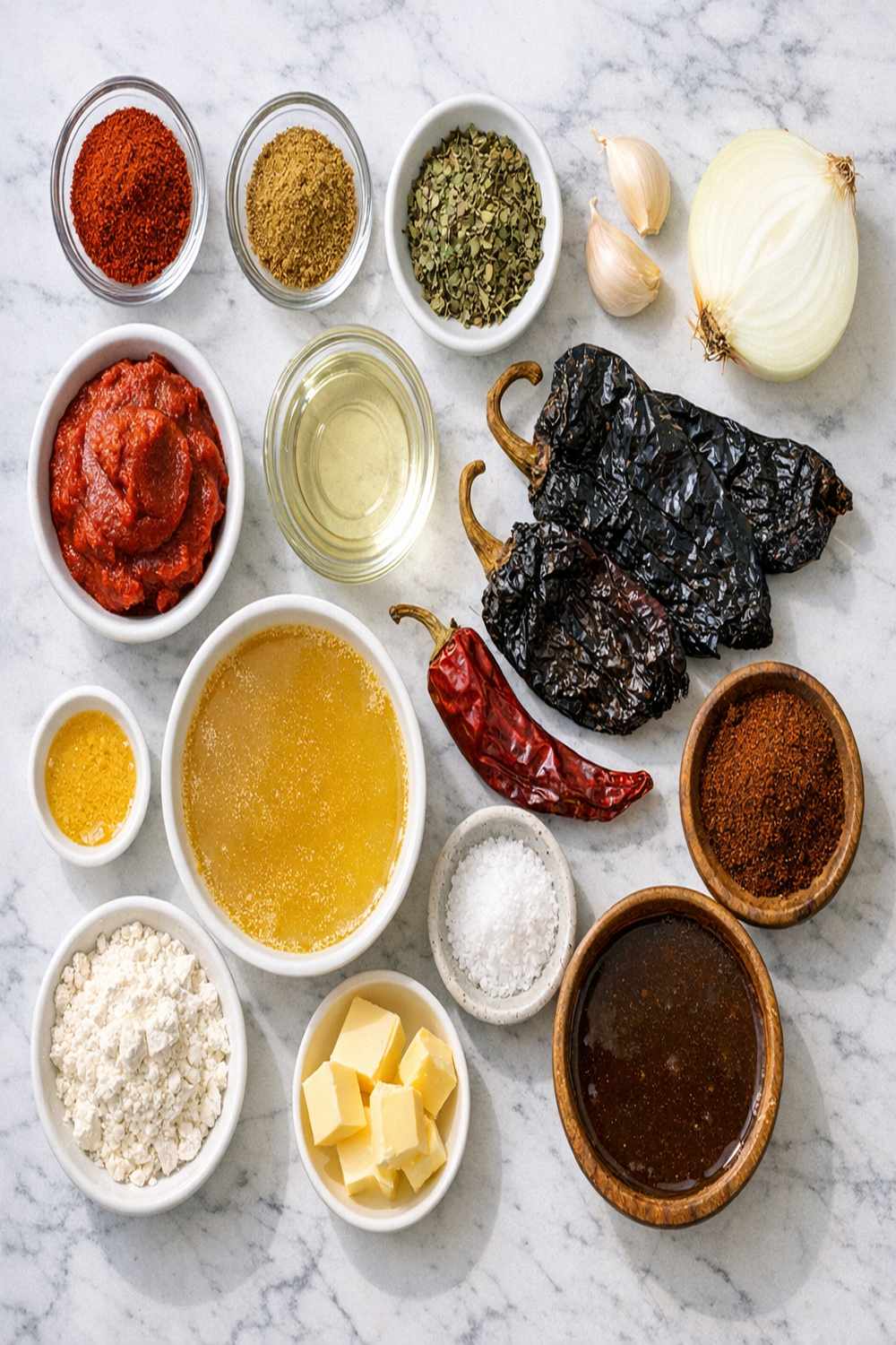 Brown Enchilada Gravy Recipe ingredients
