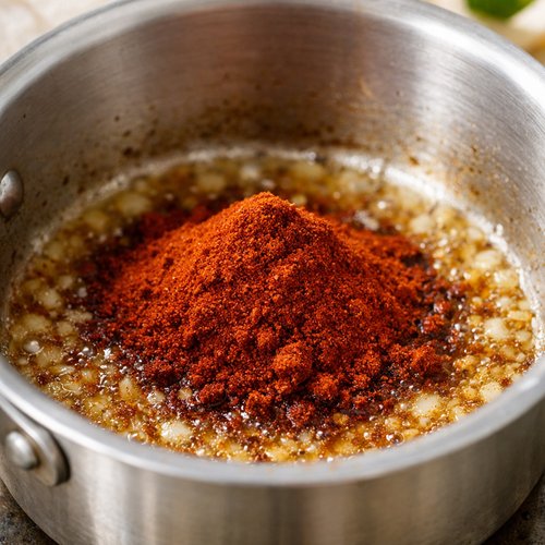 Step 3: Bloom Your Spices