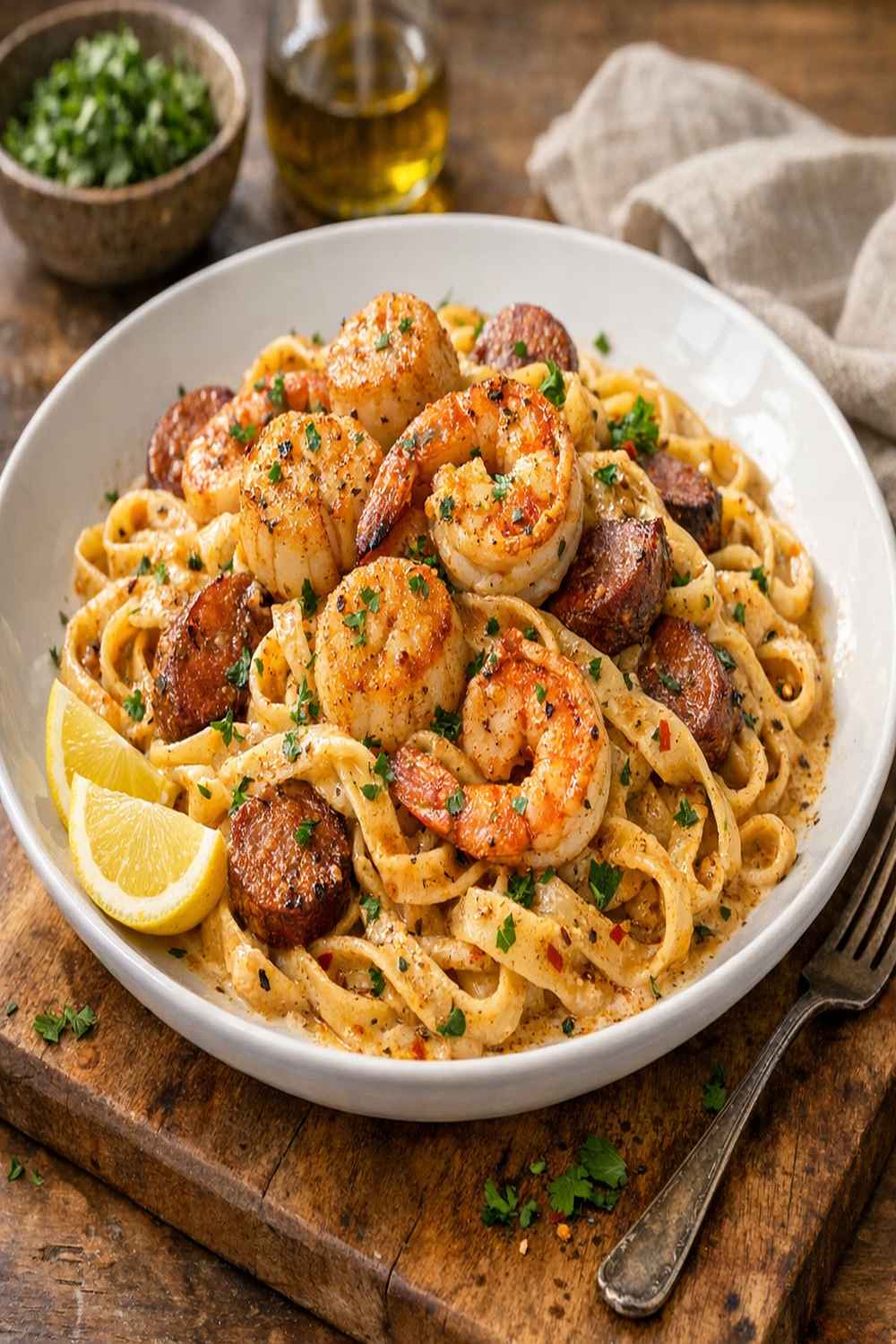 Cajun Seafood Pasta Recipe
