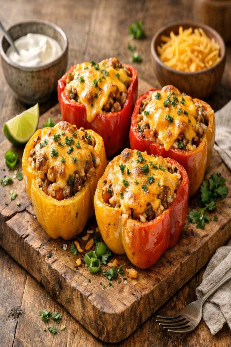 Cheddar Stuffed Pepper Recipe