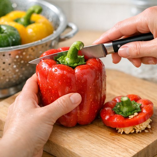 Step 2: Prepare Your Peppers for Blanching