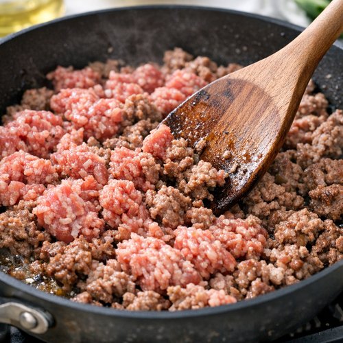 Step 7: Brown the Ground Beef Properly