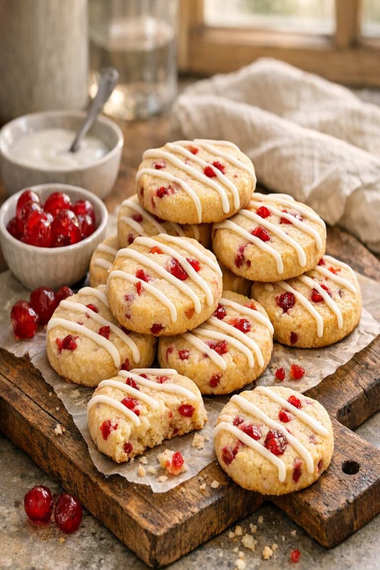 Cherry Shortbread Cookie Recipe